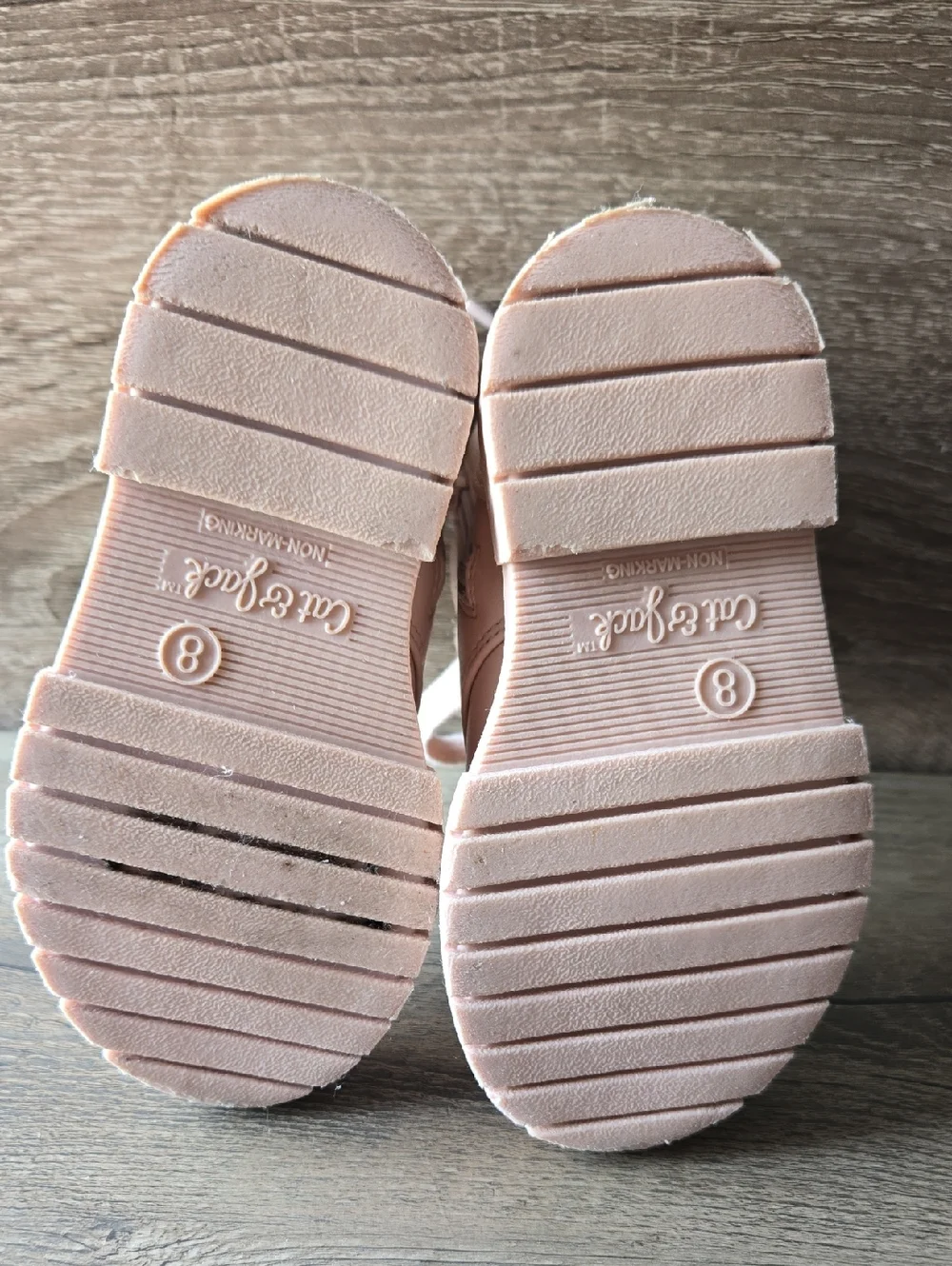 Cat & Jack Light Pink Lace-Up Kids Boots
